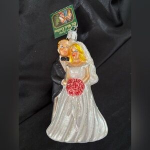 Bride and Groom Merck Family Old-World traditional Ornament